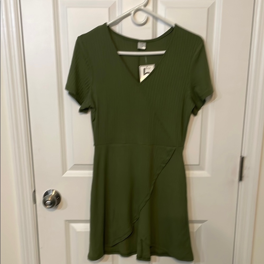 Olive Green Women's Dress